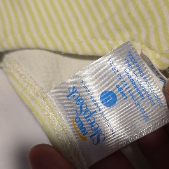 Halo SleepSack in Yellow Stripes L - Picture 2 of 2